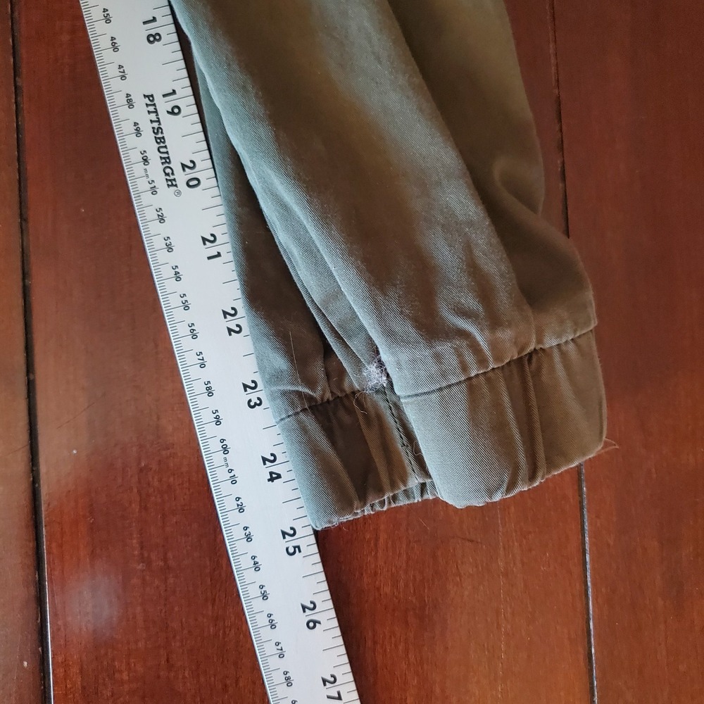 SO Womens Medium Cargo Pants Black Many Pocket Front Zip Washable Cotton Blend - Picture 8 of 8